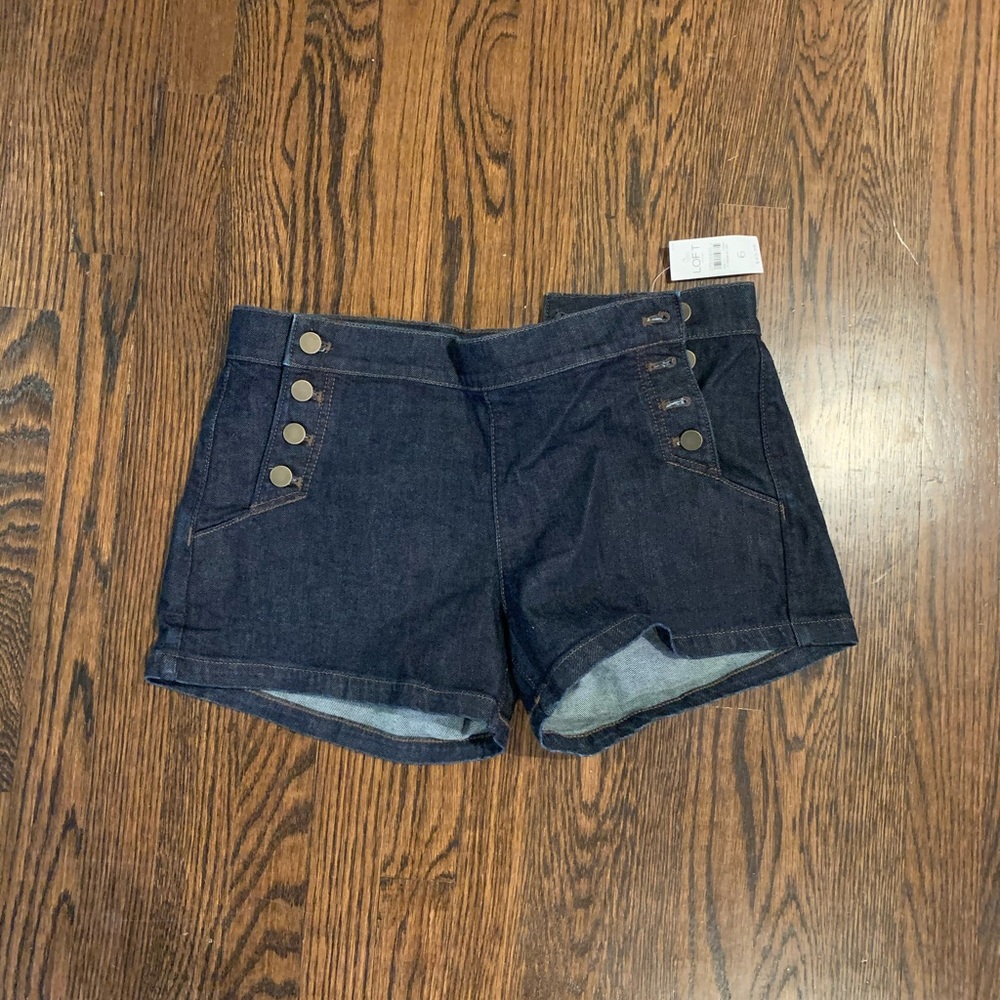 Loft jean shorts
